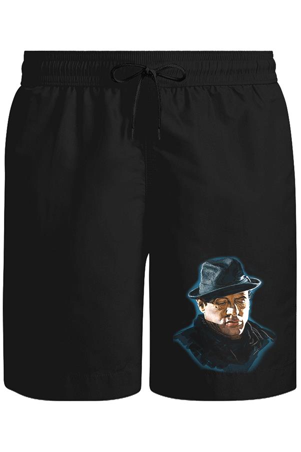 Rocky Balboa Unisex Siyah Şort