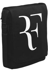 Roger Federer - Logo Unisex Siyah Postacı Çanta