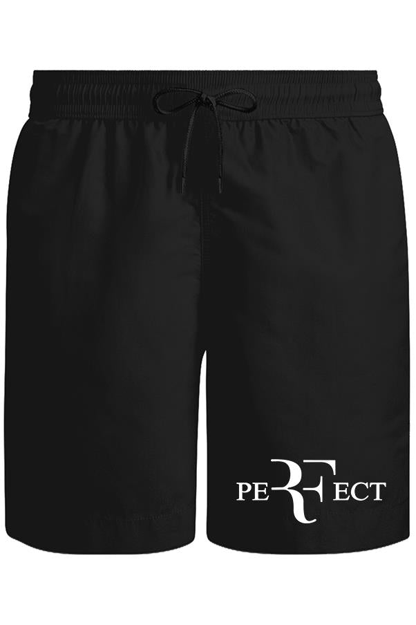Roger Federer - Perfect Unisex Siyah Şort