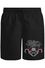 Rolling Thunder Unisex Siyah Şort