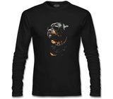 Rottweiler - Cool Siyah Erkek Sweatshirt