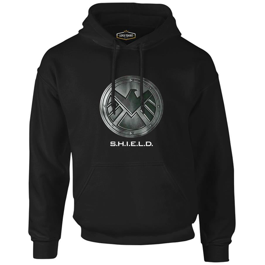 SHIELD Black Men's Zipperless Hoodie
