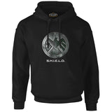 SHIELD Black Men's Zipperless Hoodie