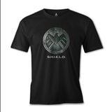 S.H.I.E.L.D Siyah Erkek Tshirt