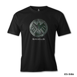 S.H.I.E.L.D Siyah Erkek Tshirt