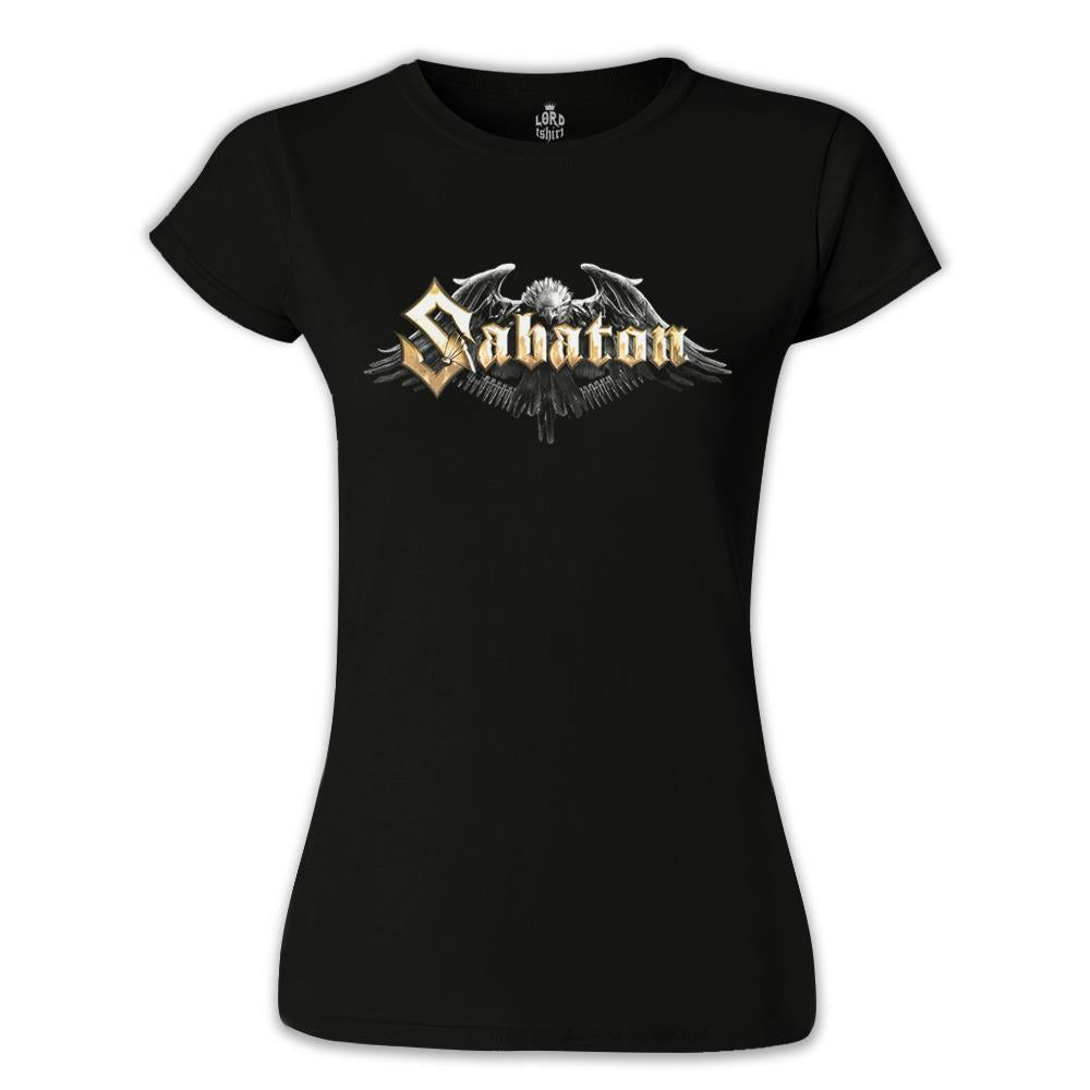 Sabaton - Logo Siyah Bayan Tshirt