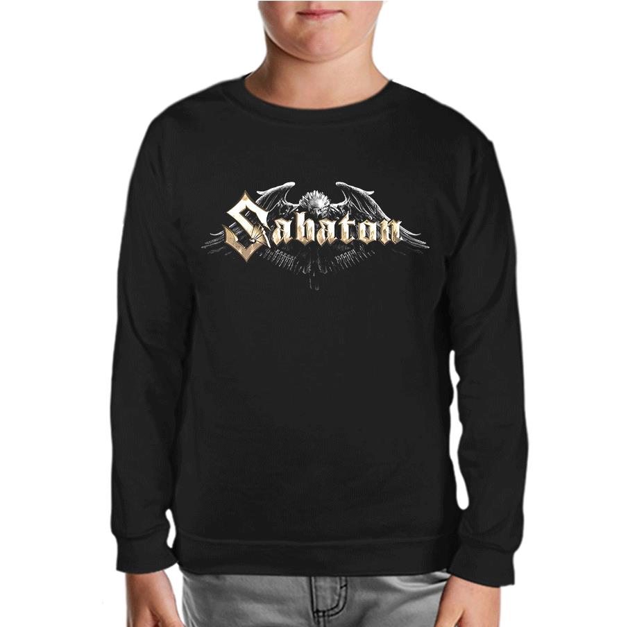 Sabaton - Logo Black Kids Sweatshirt