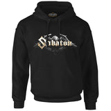 Sabaton - Logo Siyah Erkek Fermuarsız Kapşonlu