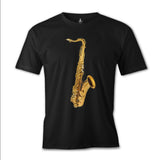 Saxophone Black Men's Tshirt