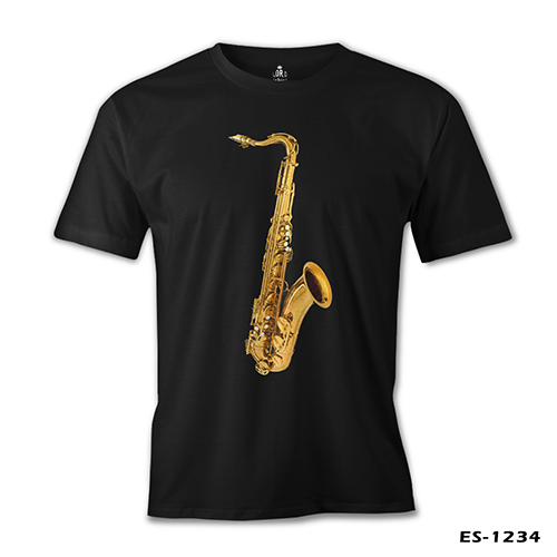 Saxophone Black Men's Tshirt