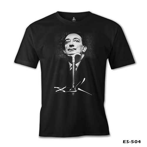 Salvador Dali Siyah Erkek Tshirt