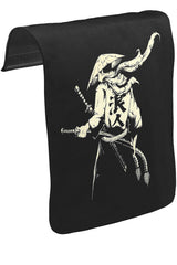 Samuray - Sword Unisex Siyah Tak-Çıkar Postacı Çanta Kapağı CK-1720