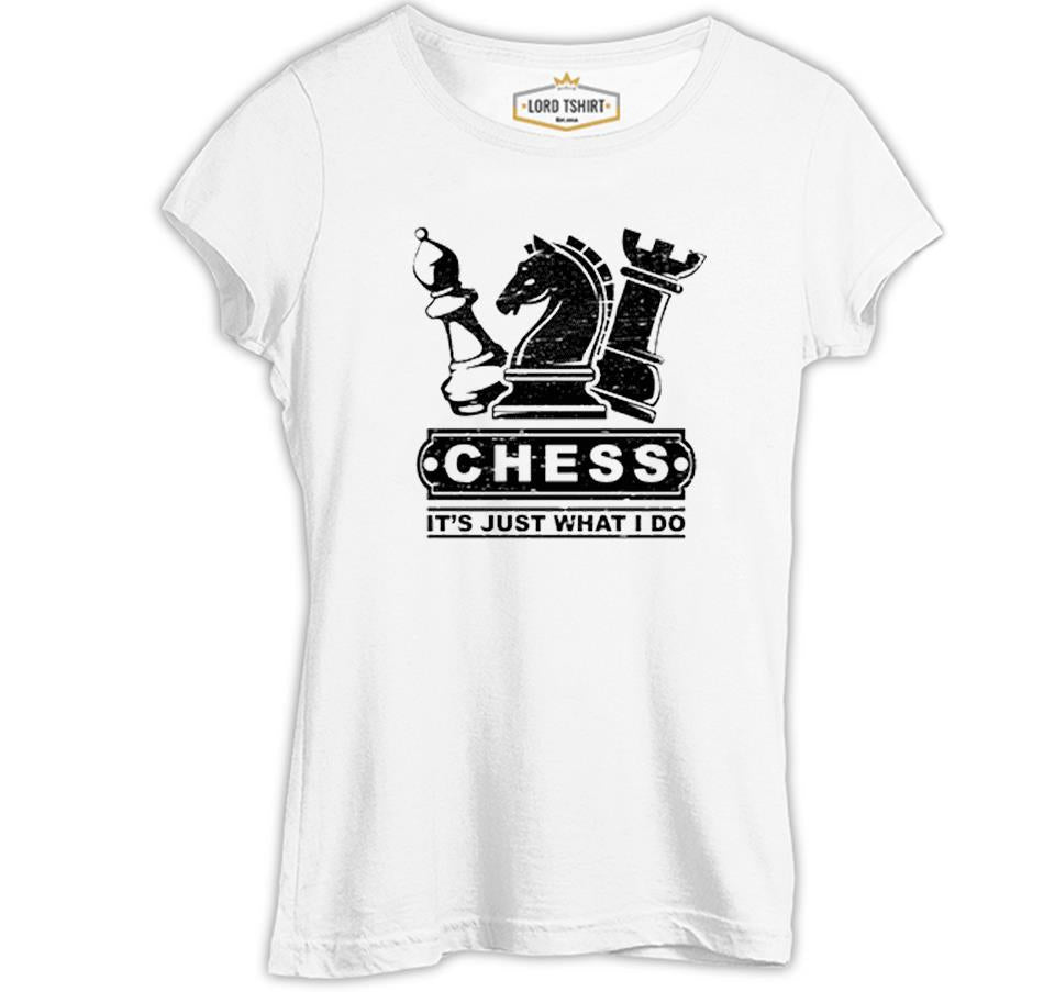 Chess - Just Play White Women's Tshirt