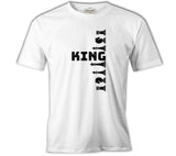 Satranç - King Beyaz Erkek Tshirt