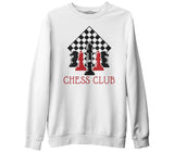 Chess - Club White Men's Thick Sweatshirt