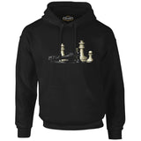 Chess Black Men's Zipperless Hoodie