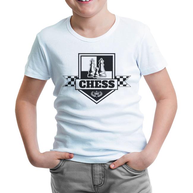 Satranç - XX Beyaz Çocuk Tshirt