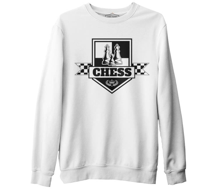 Chess - XX White Men's Thick Sweatshirt