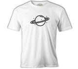 Saturn II Logo White Men's Tshirt