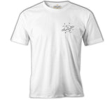 Saturn III Logo White Men's Tshirt