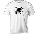 Saturn IV Logo White Men's Tshirt