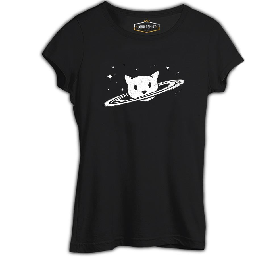 Saturn - Cat Black Women's Tshirt