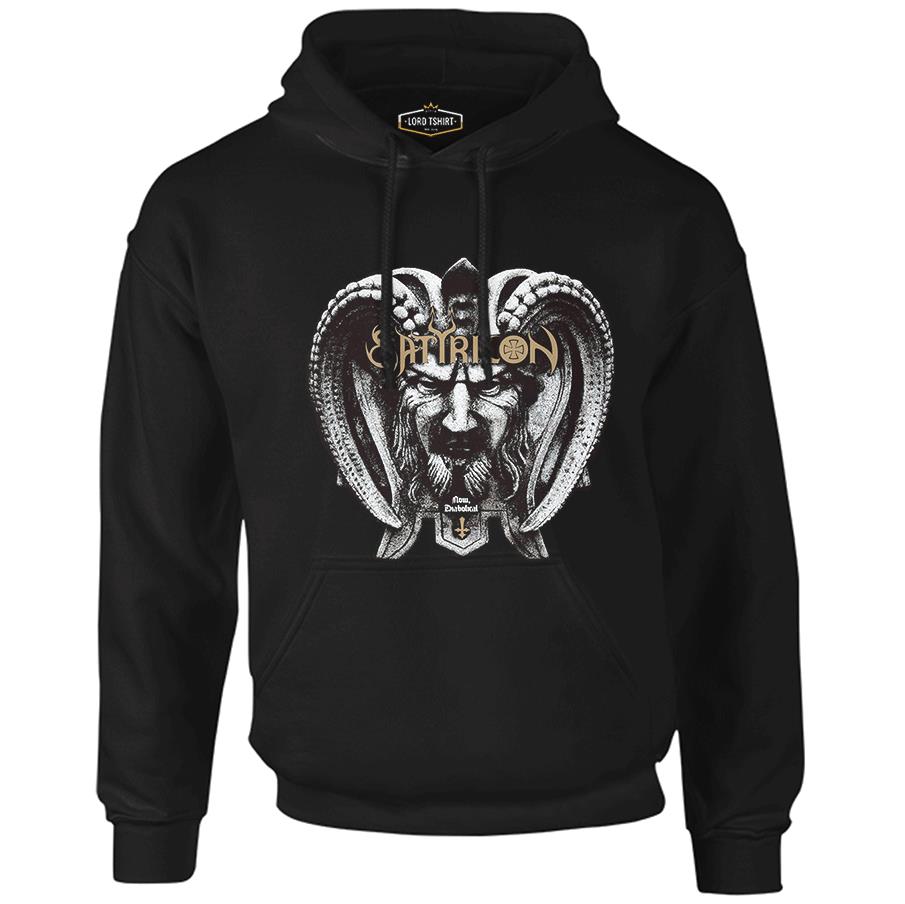 Satyricon Black Men's Zipperless Hoodie
