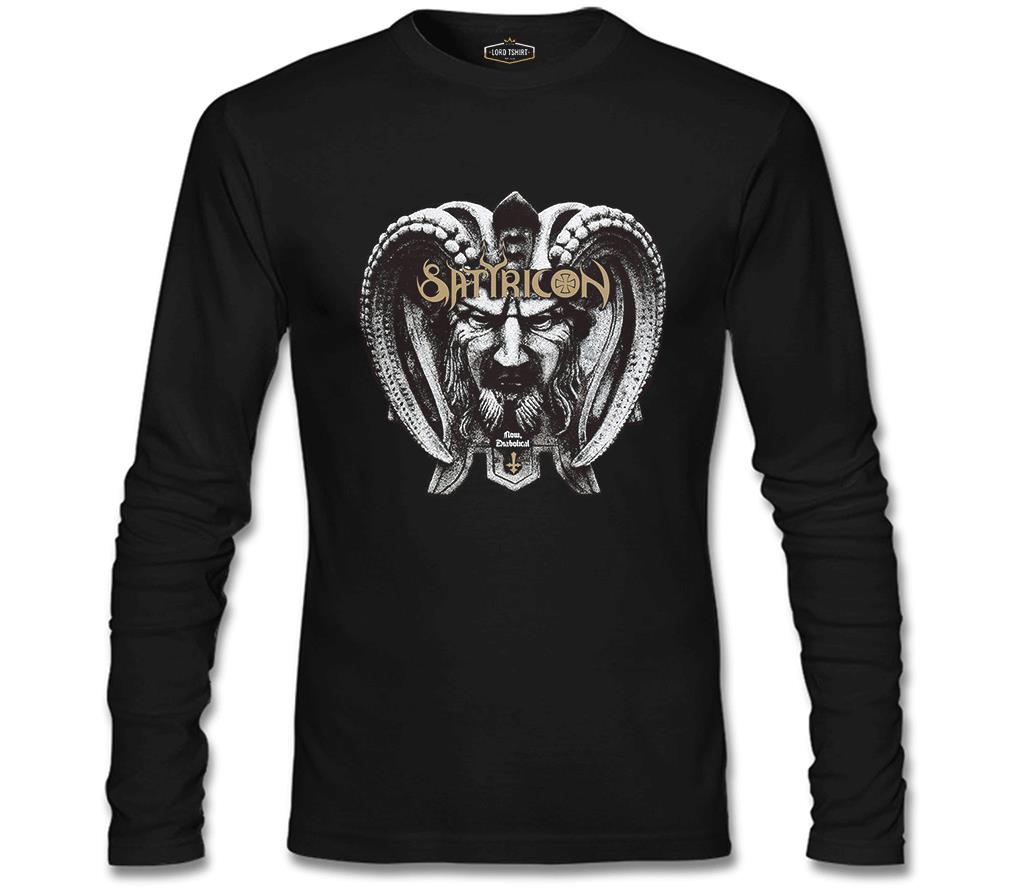 Satyricon Siyah Erkek Sweatshirt