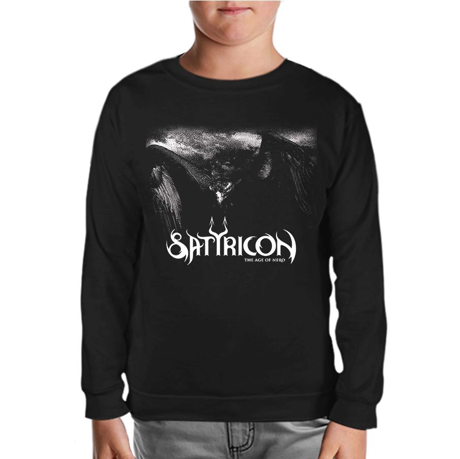 Satyricon - The Age of Nero Black Kids Sweatshirt