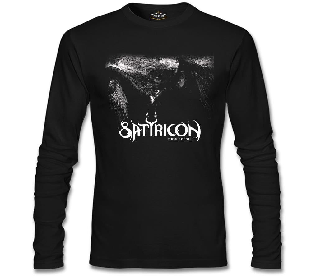 Satyricon - The Age of Nero Siyah Erkek Sweatshirt