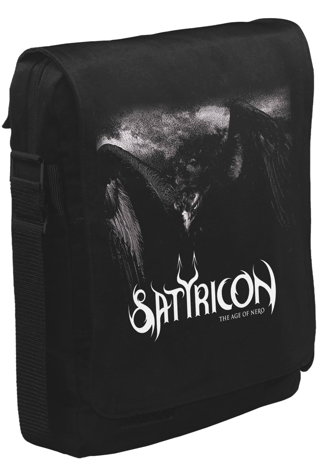 Satyricon - The Age of Nero Unisex Siyah Postacı Çanta