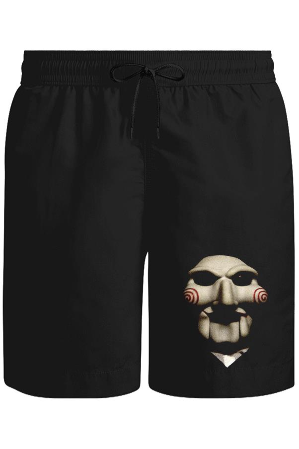 Saw - Testere Unisex Siyah Şort