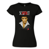 Scarface Siyah Kadın Tshirt