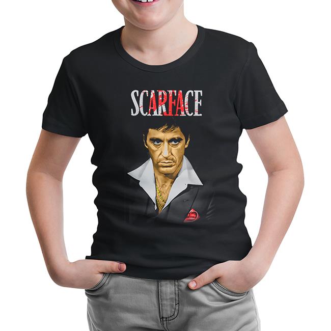 Scarface Siyah Çocuk Tshirt