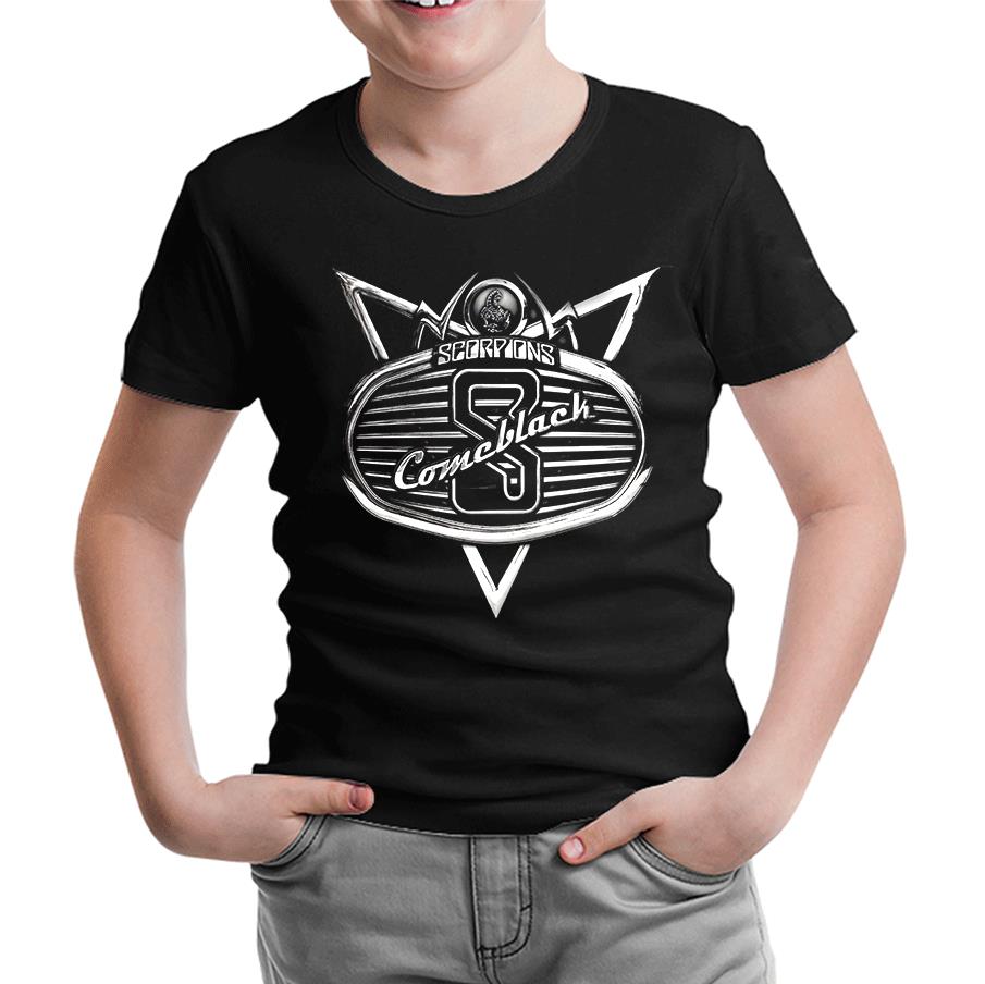 Scorpions - Come Black Siyah Çocuk Tshirt