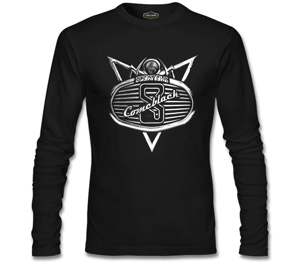 Scorpions - Come Black Siyah Erkek Sweatshirt