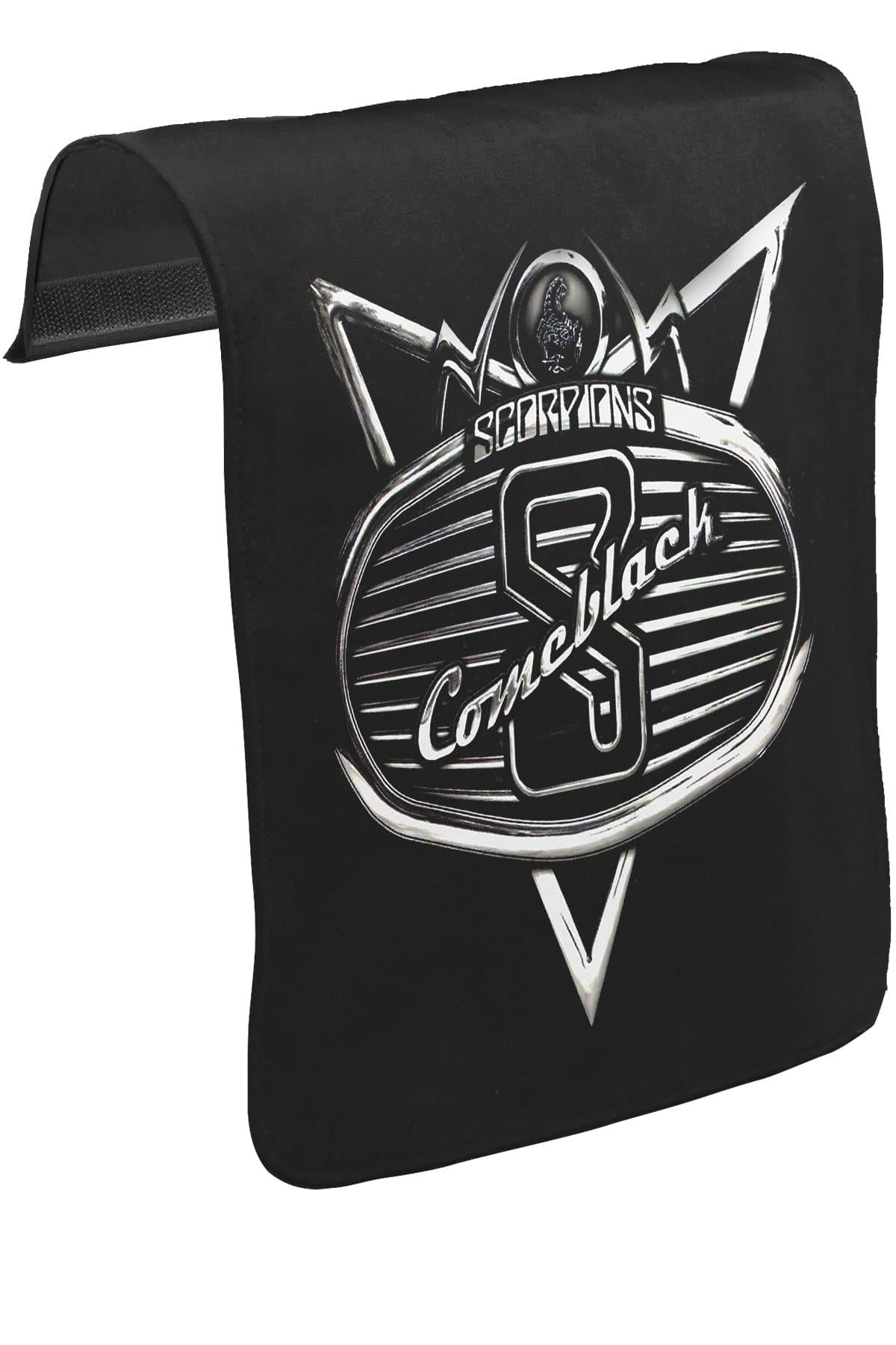 Scorpions - Come Black Unisex Siyah Tak-Çıkar Postacı Çanta Kapağı CK-466
