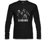 Scorpions - Group Siyah Erkek Sweatshirt