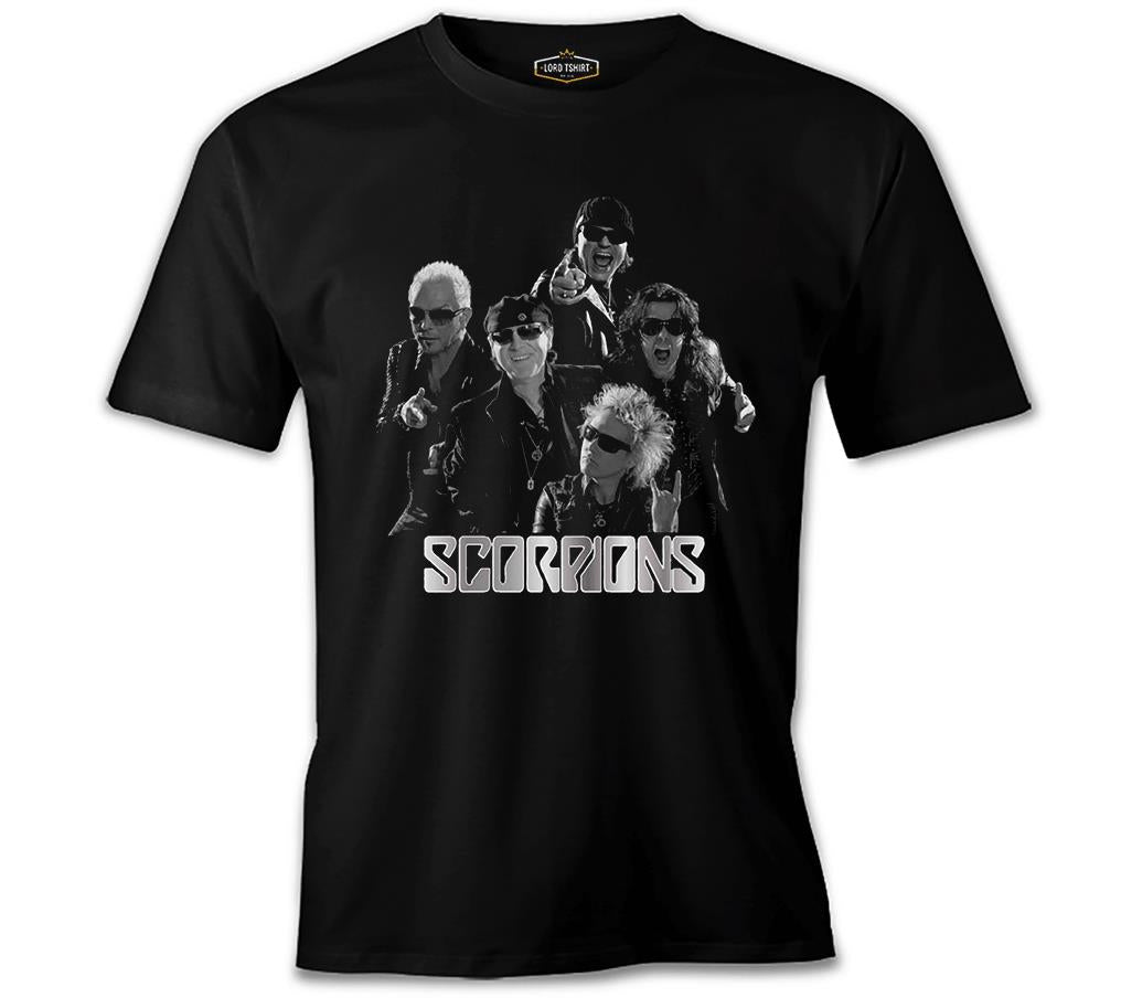 Scorpions - Group Siyah Erkek Tshirt