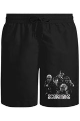 Scorpions - Group Unisex Siyah Şort