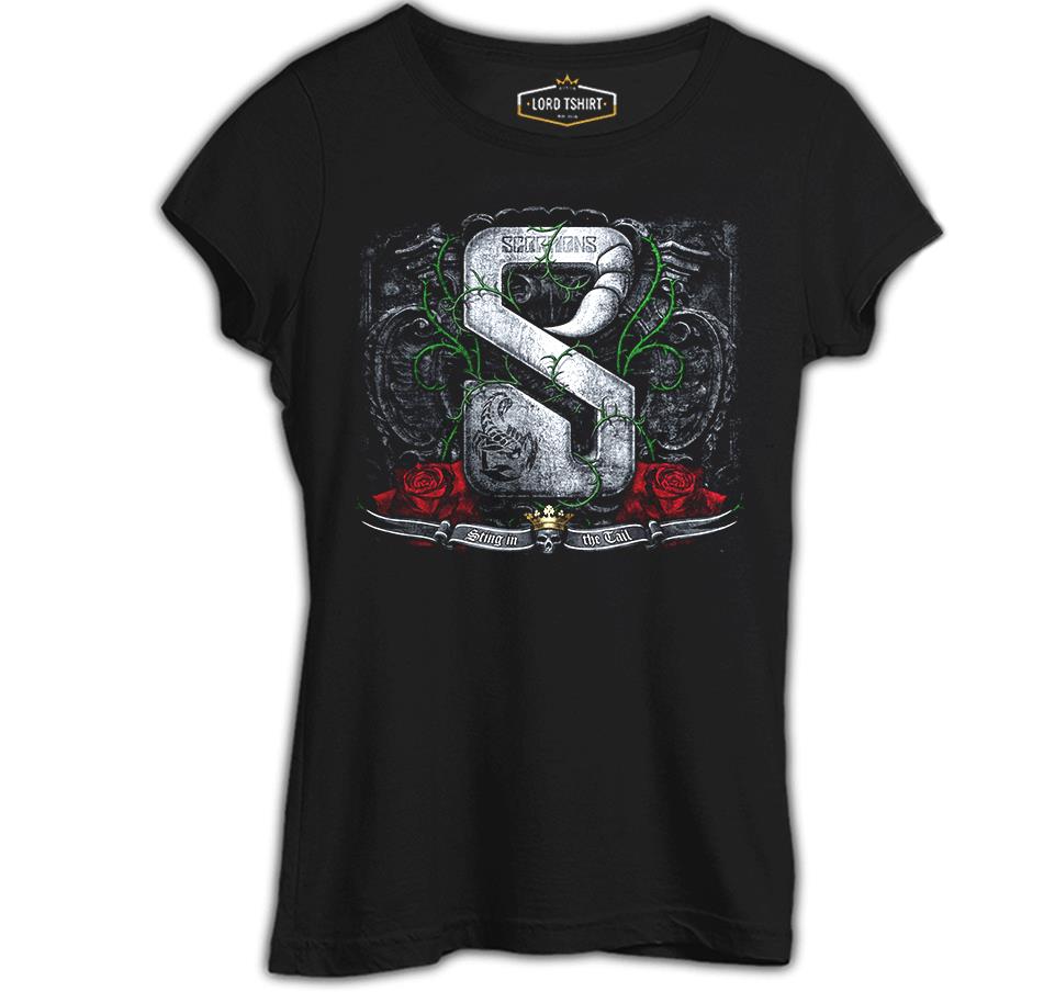 Scorpions - Sting in the Tail Siyah Kadın Tshirt