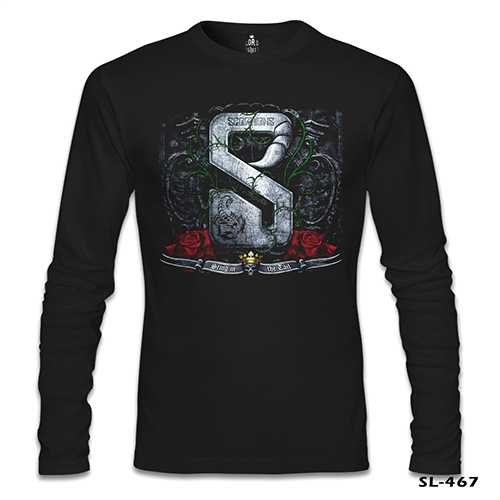 Scorpions - Sting in the Tail Siyah Erkek Sweatshirt