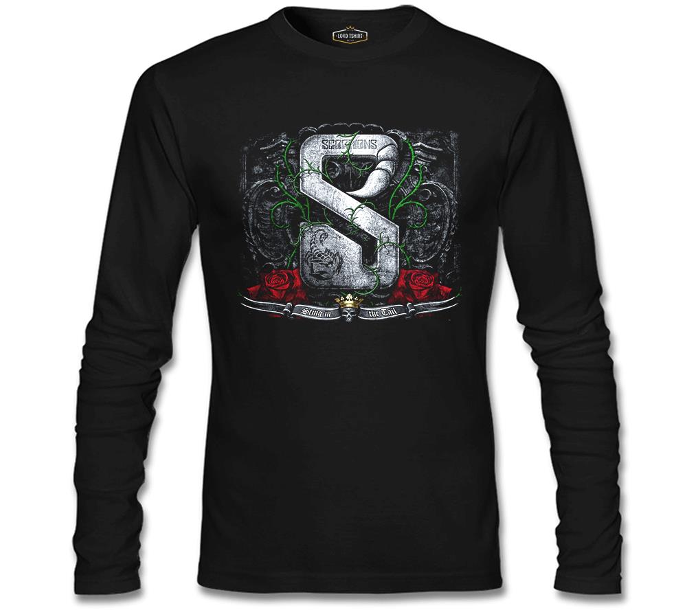 Scorpions - Sting in the Tail Siyah Erkek Sweatshirt