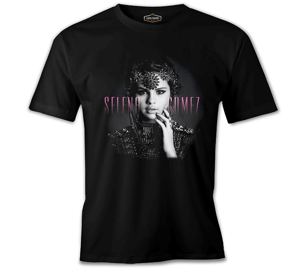 Selena Gomez - Stars Dance Siyah Erkek Tshirt