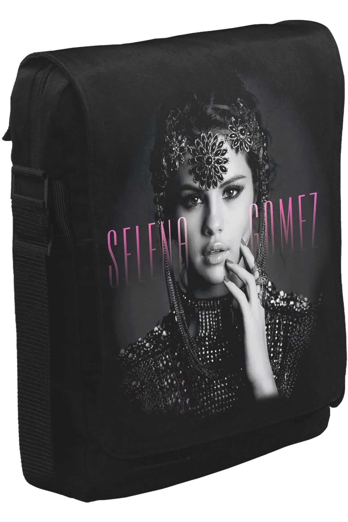 Selena Gomez - Stars Dance Unisex Siyah Postacı Çanta