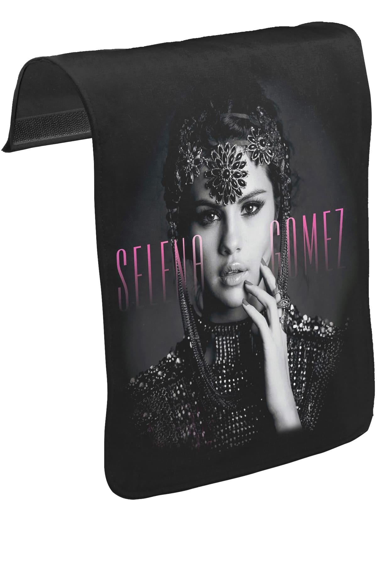 Selena Gomez - Stars Dance Unisex Siyah Tak-Çıkar Postacı Çanta Kapağı CK-1235