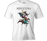 Sepultura - Endurance Logo White Men's Tshirt