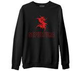 Sepultura  Siyah Erkek Kalın Sweatshirt