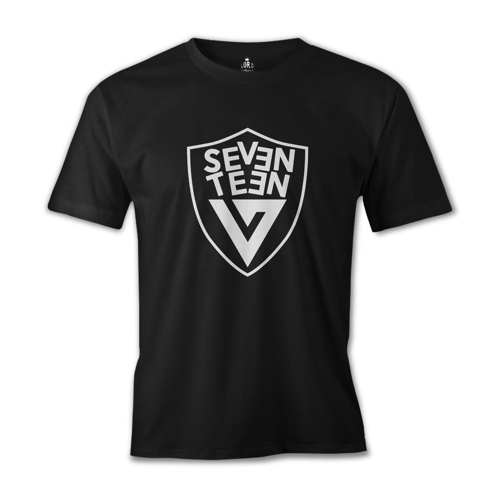 Seventeen - Logo Arma Siyah Erkek Tshirt
