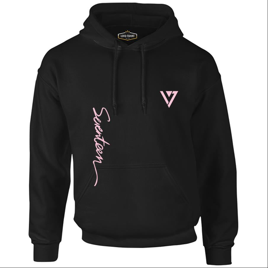 Seventeen - Logo Black Men's Zipperless Hoodie